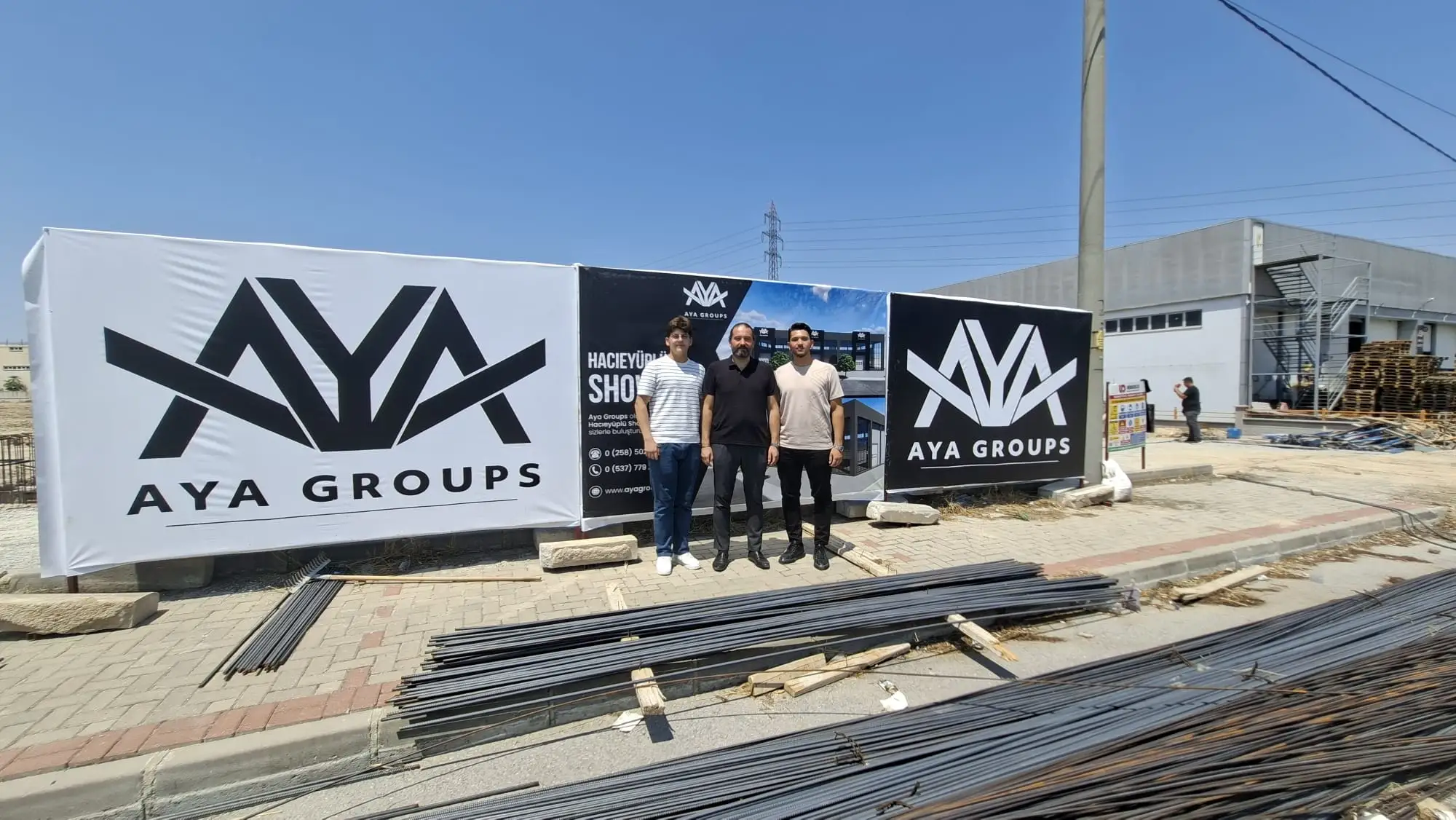 AYA GROUPS'TAN YENİ ATILIM: HACIEYÜPLÜ SHOWROOM’UN TEMELİ ATILDI